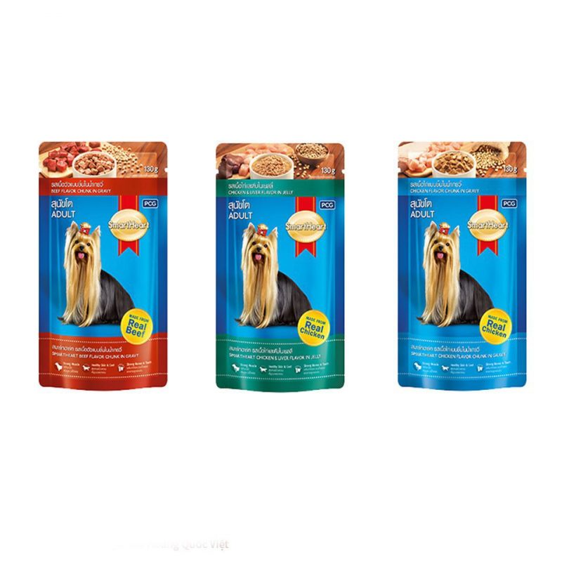 Pate Cho Chó Pate Smartheart Gói 130G