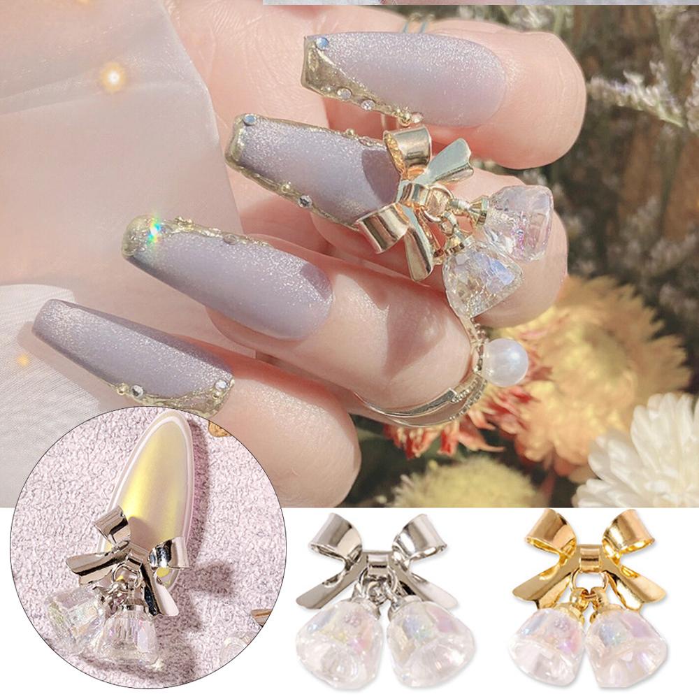 Phụ Kiện Trang Trí Móng Tay DIY Mừng Năm Mới Xinh Xắn Đáng Yêu|Dây Xích Đính Chuông Trang Trí Móng Tay Sang Trọng