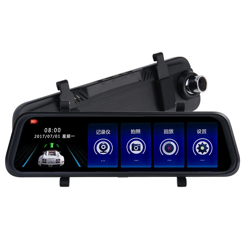 Camera DVR 10 "Xe hơi Truyền phát Phương tiện Gương chiếu hậu FHD 1080P Dash Cam Máy ghi hình L900