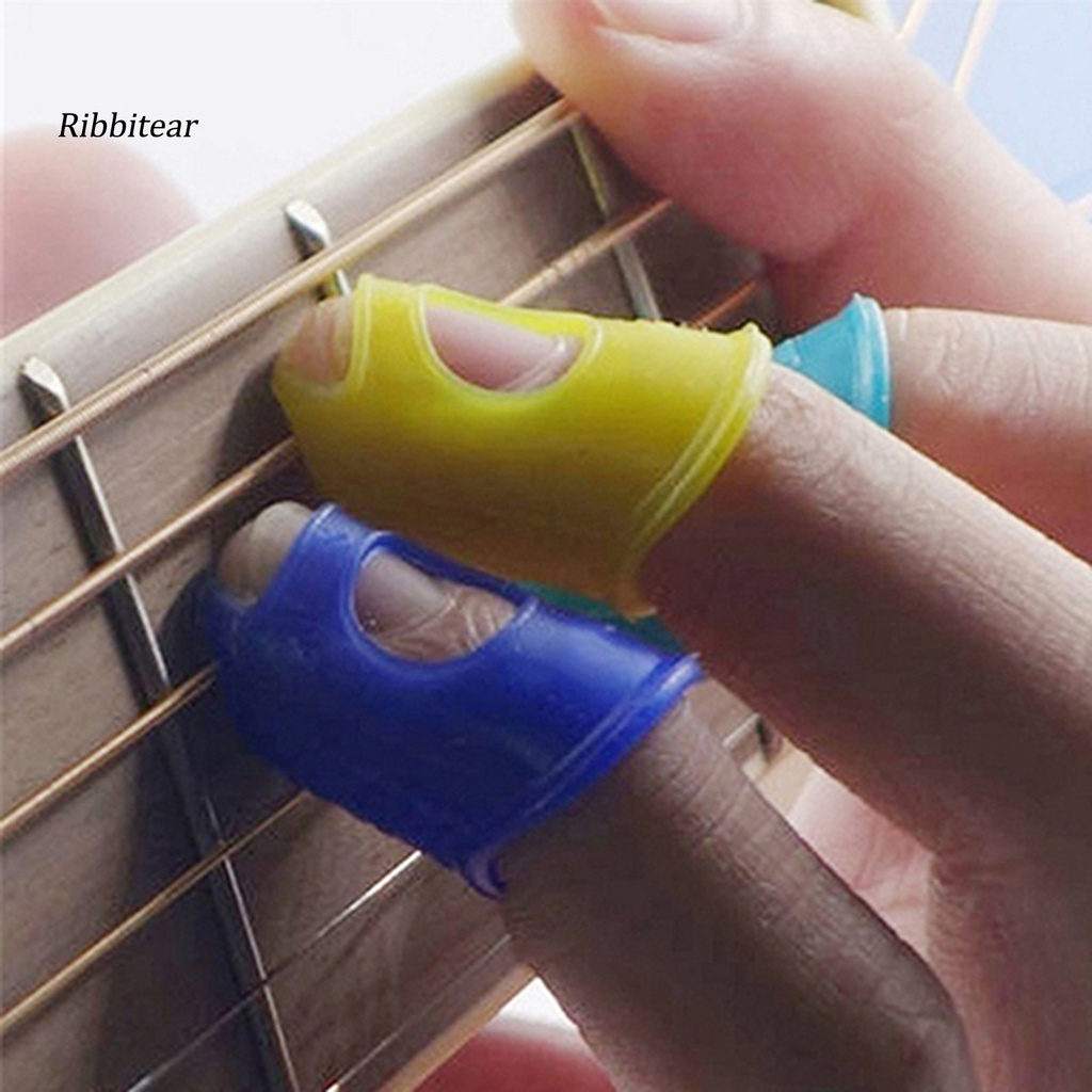 Bộ 4 Miếng Silicone Bảo Vệ Ngón Tay Chống Trượt Khi Chơi Đàn Piano