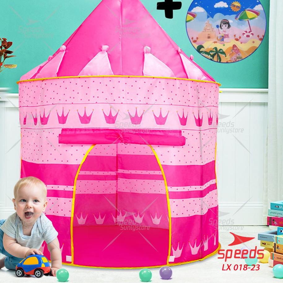 TENDA ♦ Lều Chơi Trẻ Em Hình Lâu Đài Bằng Polyester 018-23 ✷