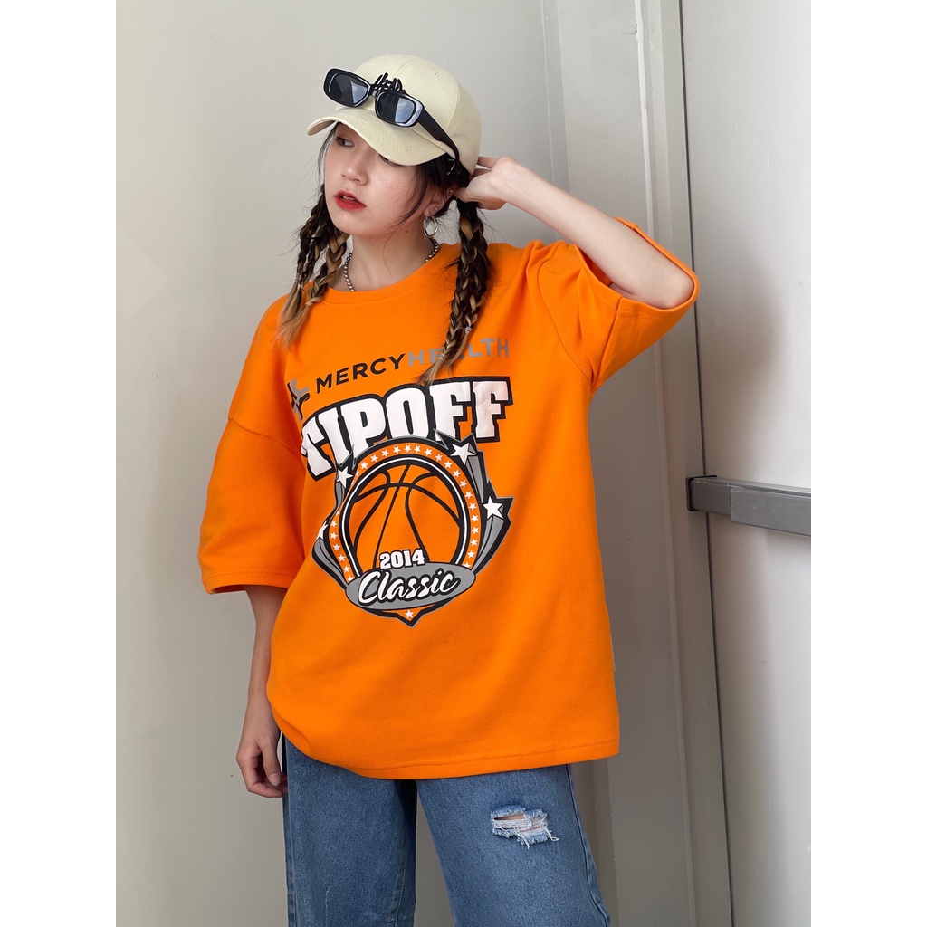 Áo thun cotton TIPO form rộng unisex nam nữ