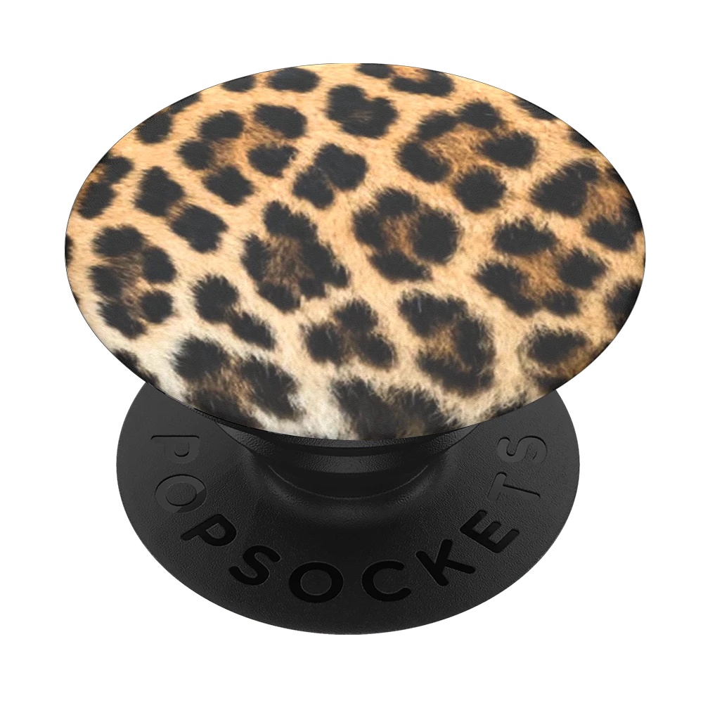 Giá đỡ điện thoại thông minh Popsockets Claires Leopard BK BK - Hàng Chính Hãng