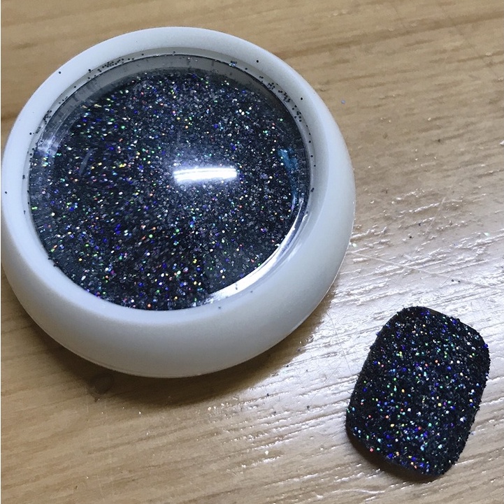 (Hàng mới về )Nhũ rắc móng nail , nhũ rắc nail kim cương cát mịn tinh thể ánh màu kim tuyến siêu sáng (set 6 hủ)