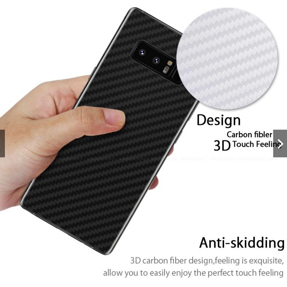 Miếng Dán Carbon Mặt Sau Của Dòng Máy Samsung Note 9 S8 S8 Plus S9 S9 Plus S10 S10 Plus S10lite/S10E Note 7 Note 8