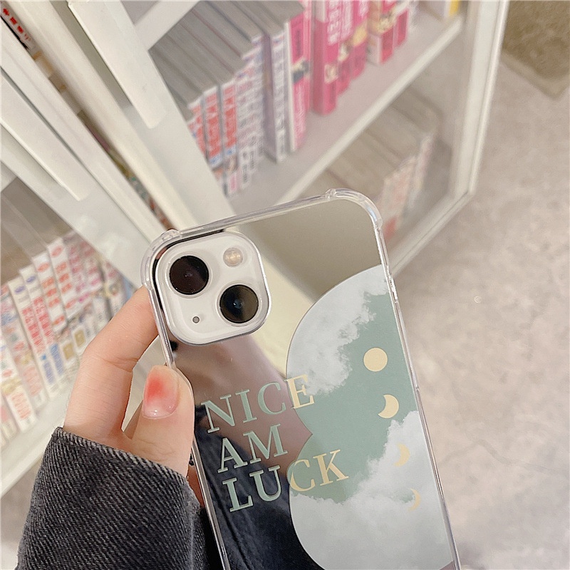 Ốp lưng iphone Ốp Điện Thoại Tráng Gương Họa Tiết Hoa Cho Iphone 11Promax 6/7/8/Plus11/xsmax/Pro Max/Mini 14pro Dinuo case