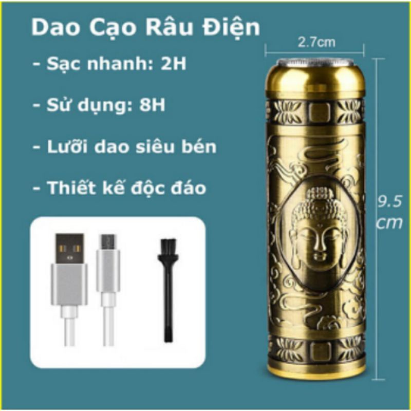 Máy cạo râu mini sạc USB, Máy cạo lông unisex đa năng cạo sạch cạo nhanh, Nhỏ Gọn, Tiện Lợi
