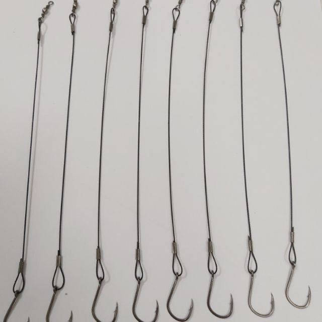 Dây cáp câu cá kèm sẵn lưỡi