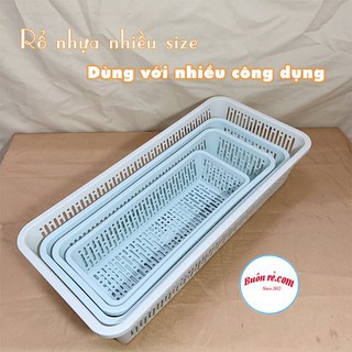 Rổ chữ nhật dài Châu Hưng- Rổ đựng đồ tiện lợi –Br 01370