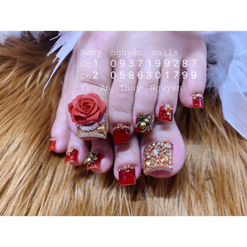 Móng chân giả Nail thiết kế Nailbox