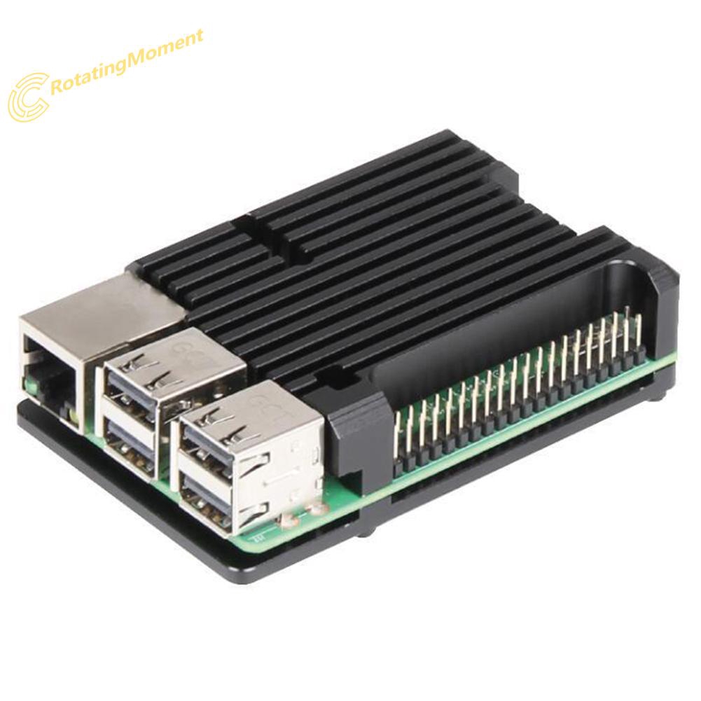 Hộp Đựng Bằng Hợp Kim Nhôm Cho Raspberry Pi 4b +