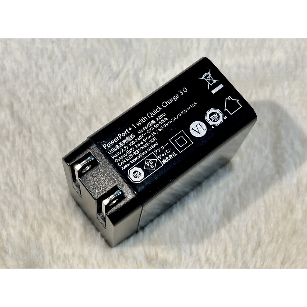 Sạc nhanh Anker PowerPort+1 hỗ trợ Quick Charge 3.0 model A2013