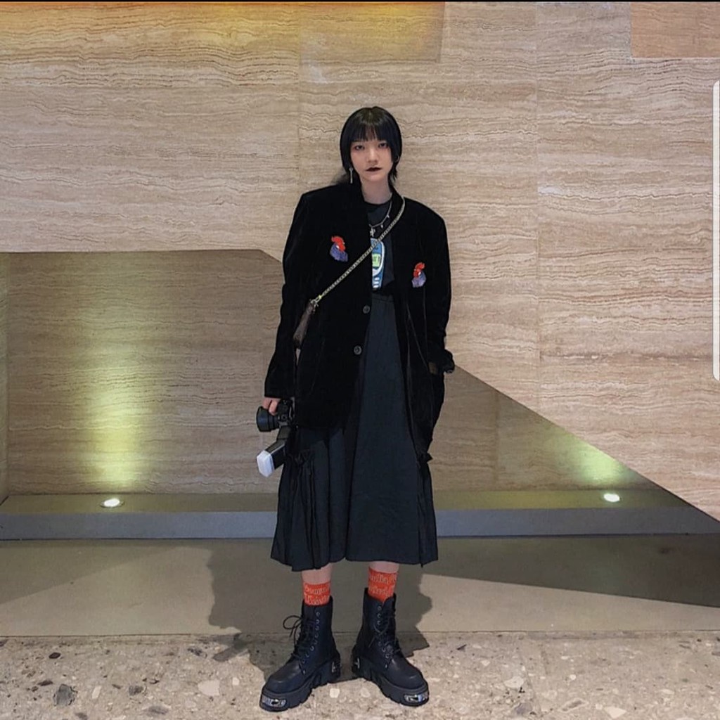 (Sẵn 40) Giày Boots đế ghim unisex cực chất | BigBuy360 - bigbuy360.vn