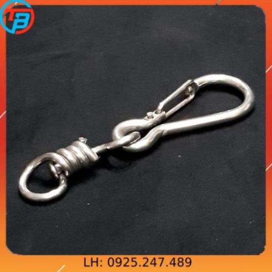 Móc Bấm An Toàn Inox Loại Lớn 30x120mm Phụ Kiện Hỗ Trợ Nâng Đỡ Kết Nối Đồ Kim Khí Và Hàng Hóa