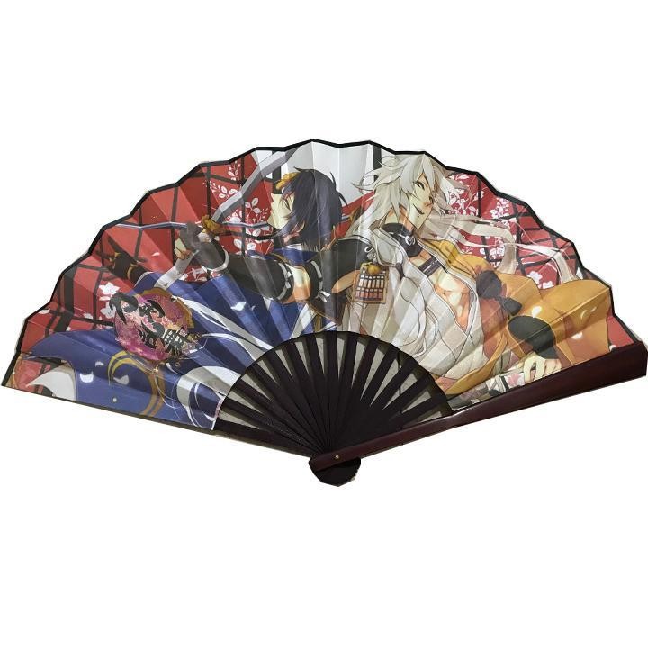 Quạt Naruto cầm tay anime chibi nan 31cm cổ trang cổ điển cosplay trang trí trưng bày đẹp