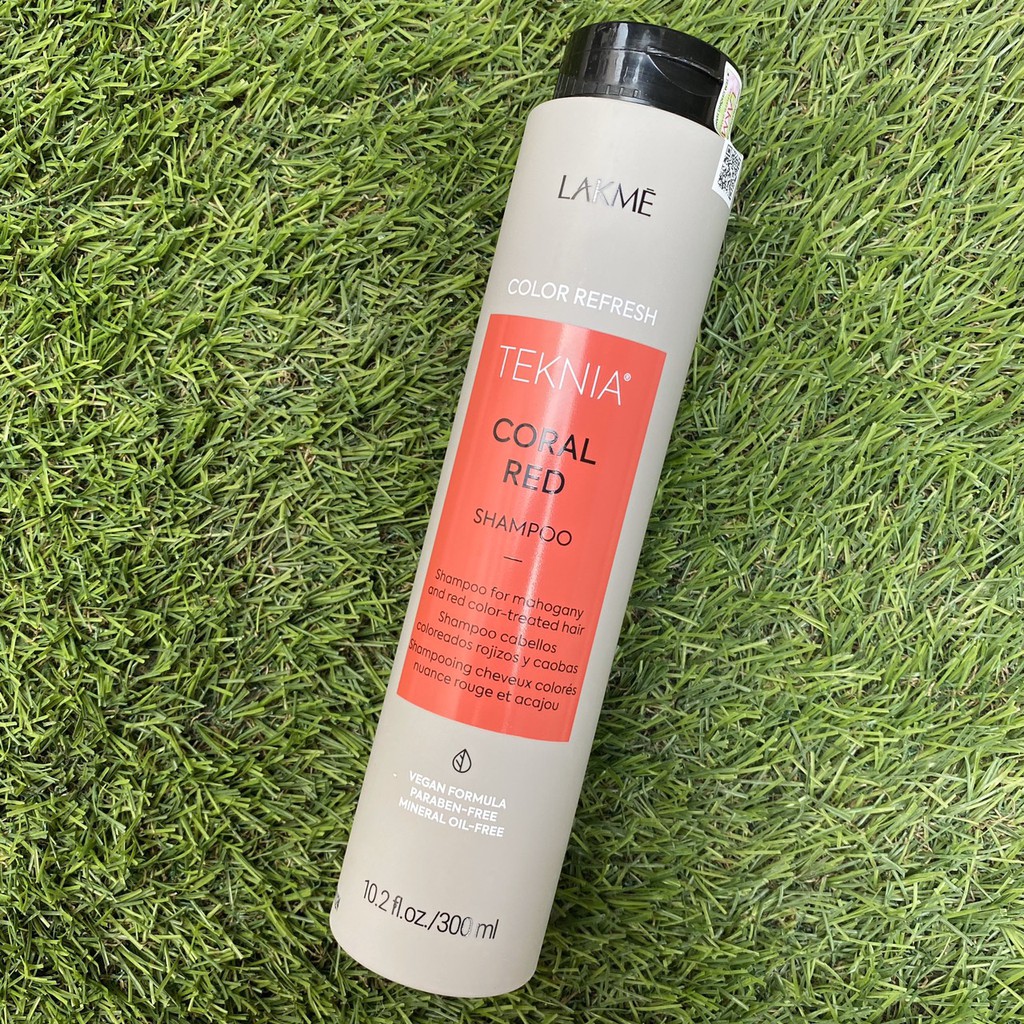 Dầu gội cho tóc nhuộm đỏ Lakme Teknia Coral Red Shampoo Color Refresh 300ml ( New 2022 )