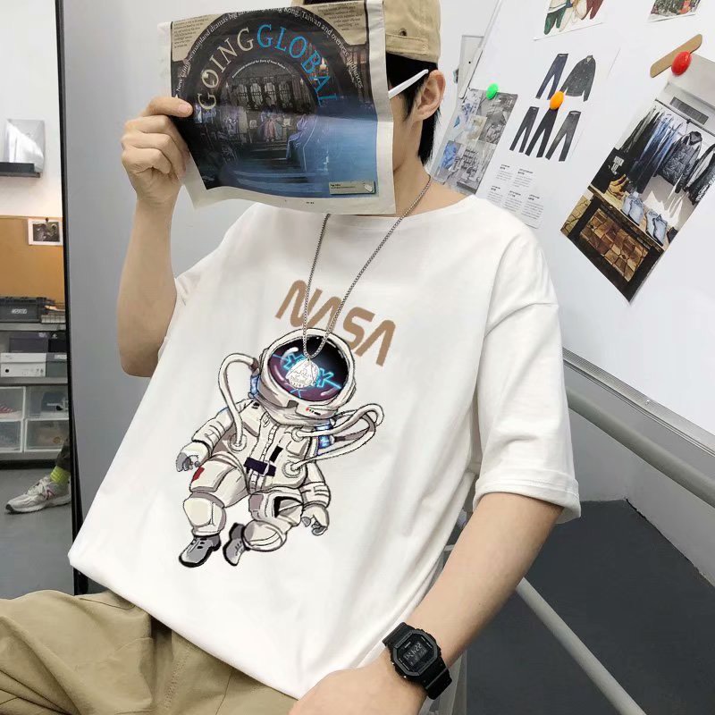 Áo Thun In hình Nasa Phi Hành Gia siêu cá tính, Áo Phông Thời Trang