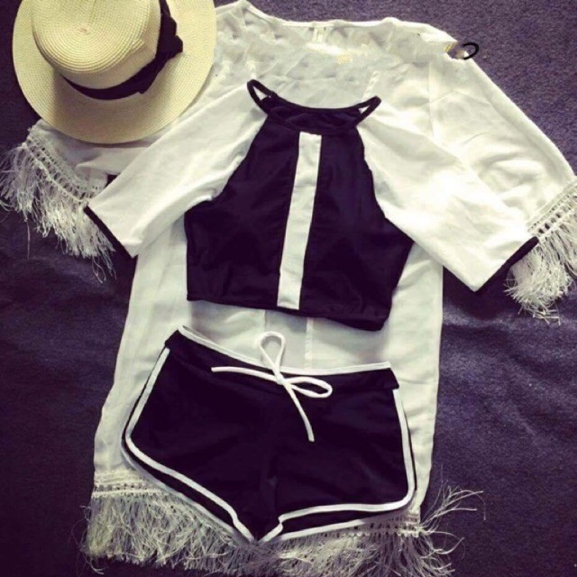 Giá sập sànĐồ bơi tay lỡ quần đùi kín đáo | BigBuy360 - bigbuy360.vn