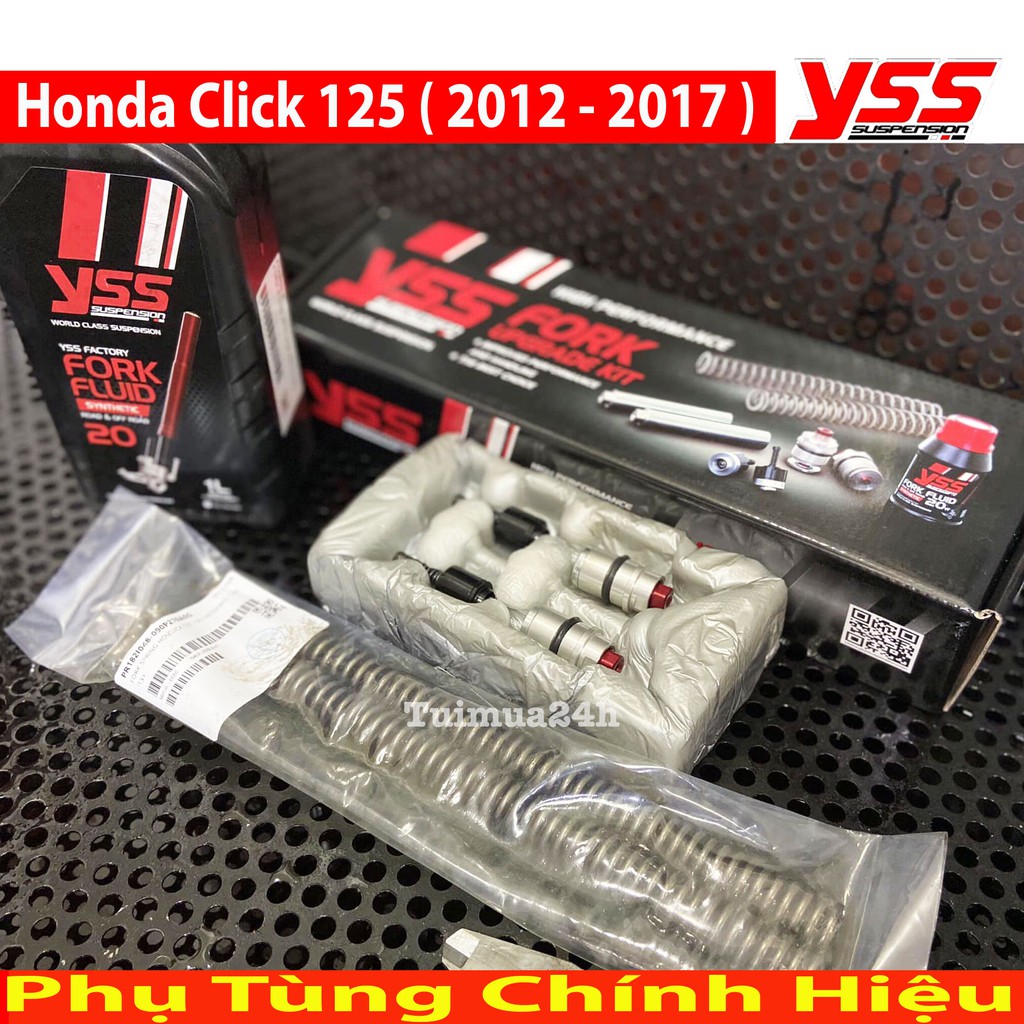 Bộ nâng cấp phuộc trước YSS Honda Click 125/150 Thái Lan