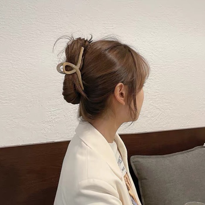 Kẹp Tóc Càng Cua Cỡ Lớn Hàn Quốc Thiết kế Thanh Lịch Nhiều Màu Xinh KT23