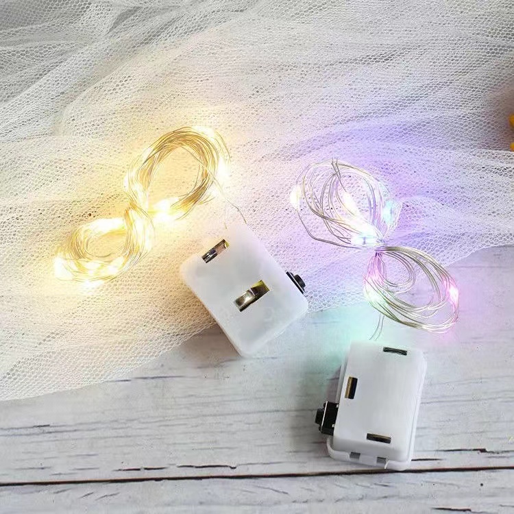 Set 2 Đèn Led Hình Đồng Xu Trang Trí Bánh Kem Sinh Nhật