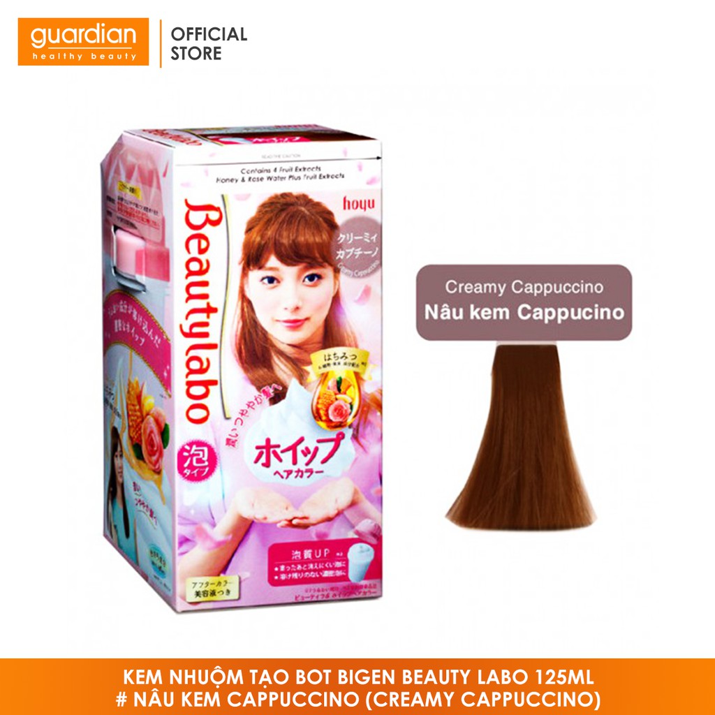 Kem Nhuộm Tạo Bot Bigen Beauty Labo 125ml - Nâu Kem Cappuccino (Creamy Cappuccino)