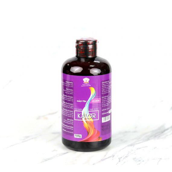 Màu Nước Thực Phẩm Màu Tím Kalor 500gr