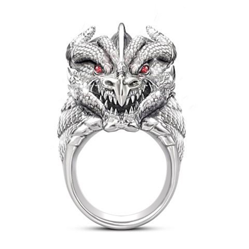 Phiên Bản Hàn Quốc Thời Trang 925 Bạc Vintage Punk Thép Không Gỉ Bibcock Ring Đối Với Nam Và Nữ Wedding Anniversary Quà Tặng, Sinh Nhật Đảng Trang Sức