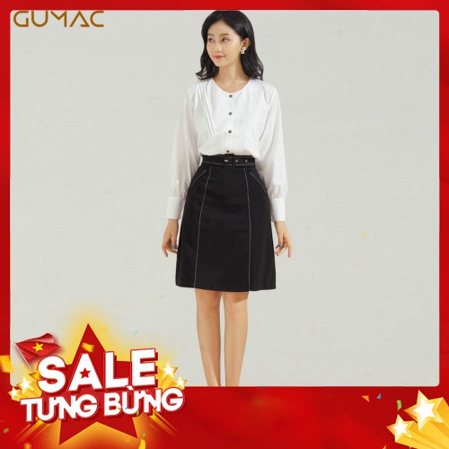 -Hàng nhập khẩu Áo cổ tròn xếp ly AA608 GUMAC Liên hệ mua hàng 084.209.1989