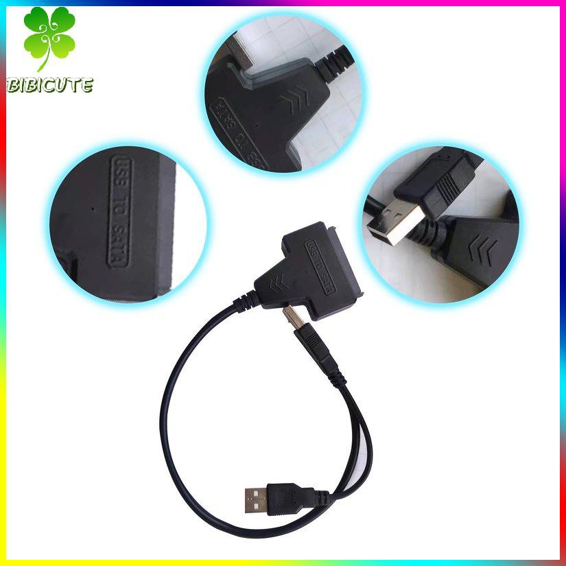 Dây Cáp Chuyển Đổi Usb2.0 Sang Sata 22pin Cho Ổ Cứng Hdd 2.5inch | BigBuy360 - bigbuy360.vn