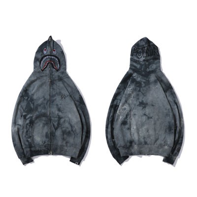 ⚡️HOT SALE⚡️Áo Khoác Hoodie Nam Nữ, Khoác Bape Cá Mập Spot BAPE 18SS TIE DYE SHARK HOODED (AKH24B)