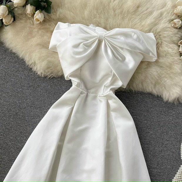 Váy đầm nữ dạ hội dáng xòe trễ vai  kiểu dáng trẻ trung sang trọng thích hợp mặc đi dự tiệc