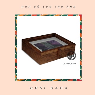 Hộp gỗ lưu trữ ảnh - tranh - quà lưu niệm - trang sức - mỹ phẩm - hoa ta - hosi haha