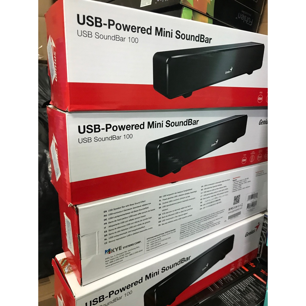 (Hàng có sẵn] Loa Genius SoundBar 100 - Chính Hãng GENIUS