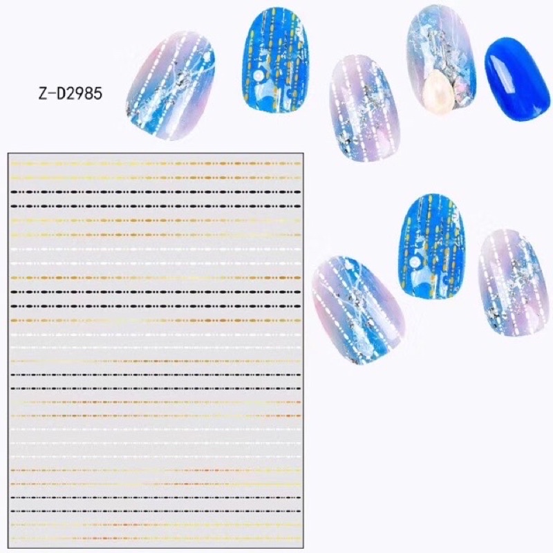 Sticker nail,hình dán trang trí móng DH150