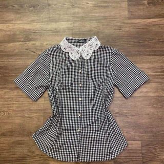 Cổ áo ren + Bâu áo + Lá cổ