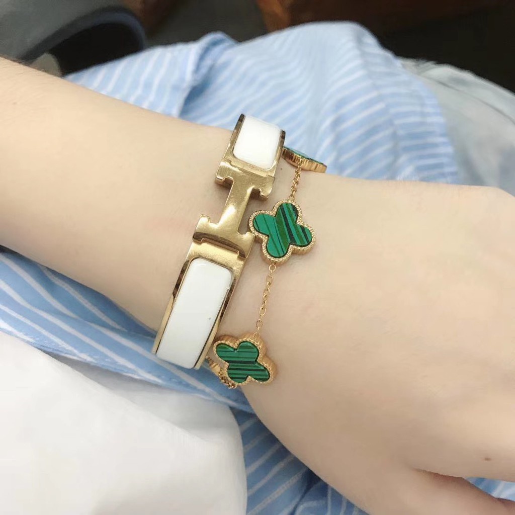 Vòng Đeo Tay Thép Titan Màu Vàng Hồng In Chữ Phong Cách Âu Mỹ Nhật Bản Thời Trang Cho Cặp Đôi