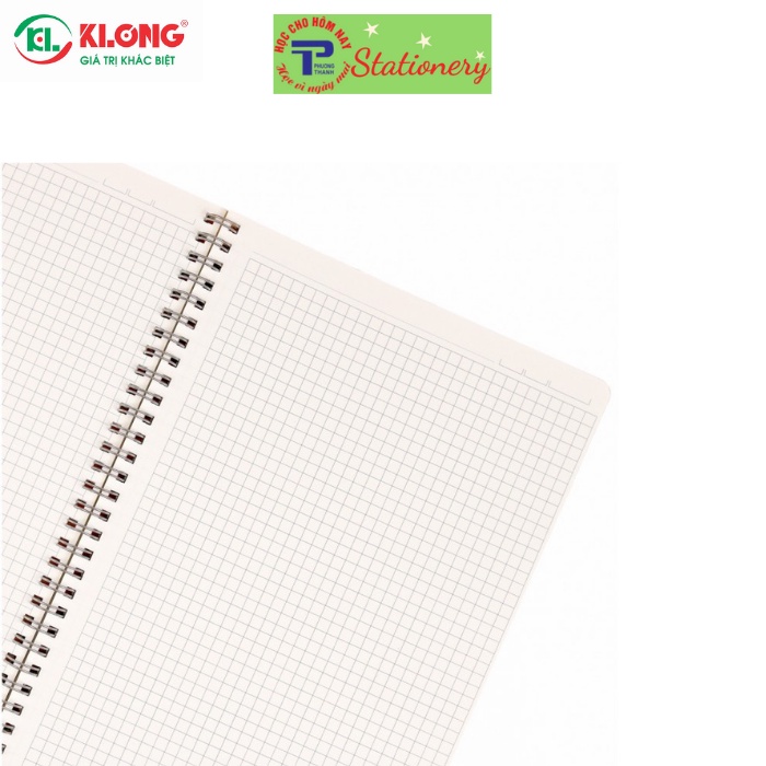 Vở lò xo kép Caro Klong B5 bìa nhựa - 80,120,200 trang; MS: 574,575,576