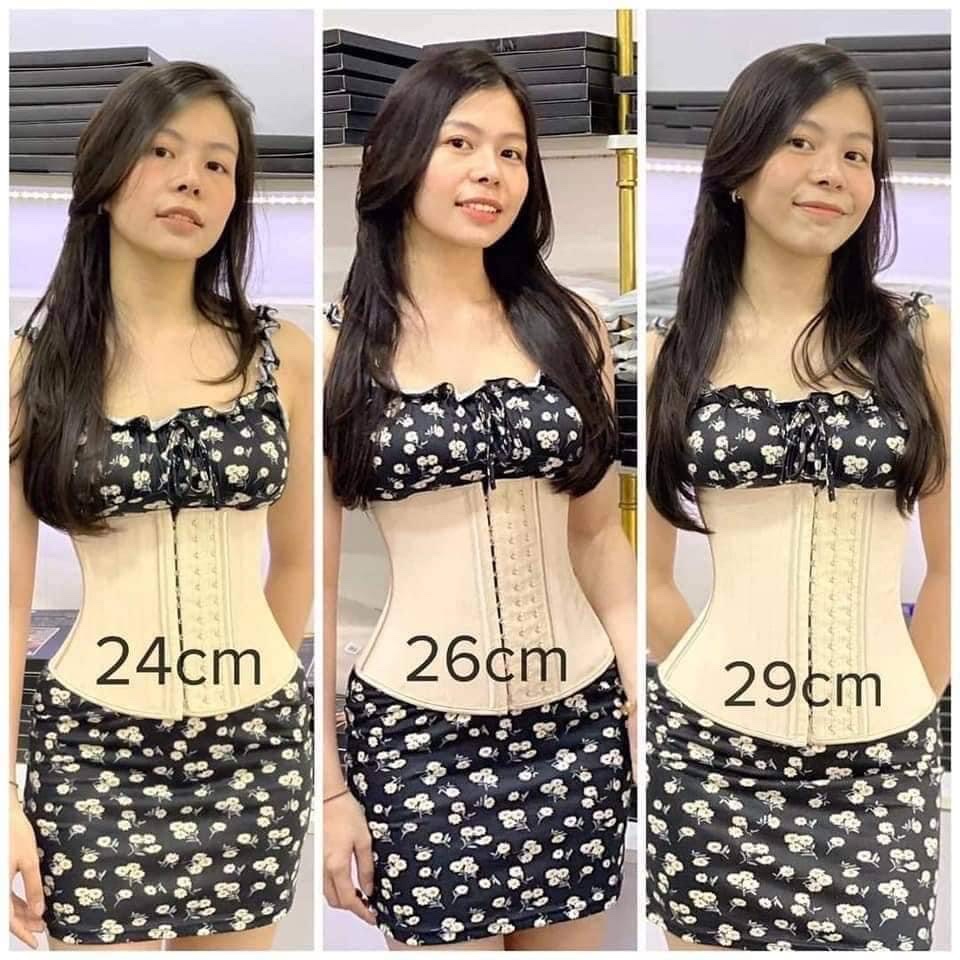 [Tặng liner - Ko ưng trả hàng thoải mái] Đai nịt bụng latex 25 xương chính hãng
