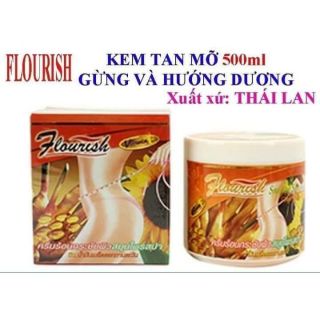 Kem tan mỡ bụng gừng ớt flourish thái lan 700ml