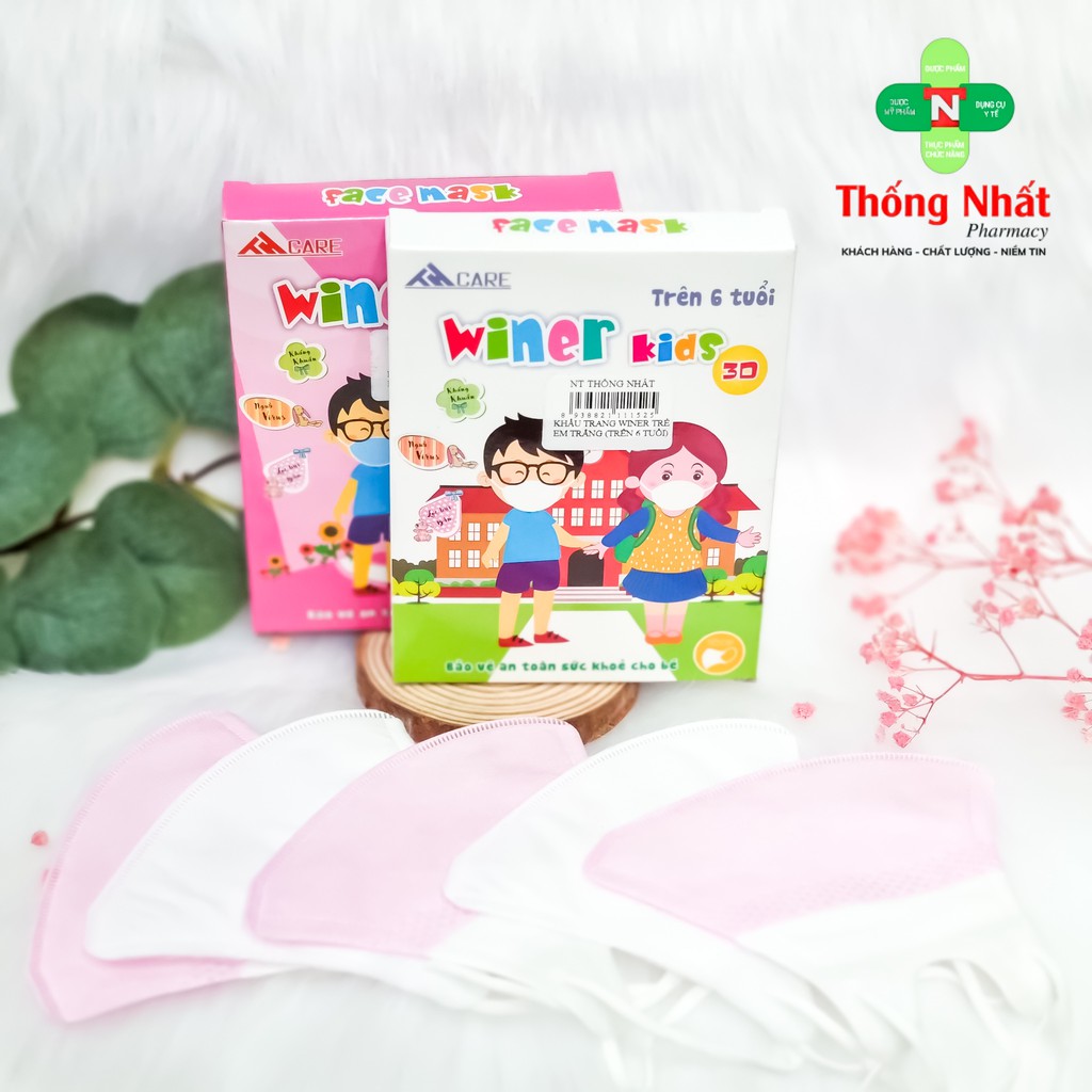 [CHÍNH HÃNG] - Khẩu Trang Thời Trang N95 Cho Bé Từ 6 Tuổi Hộp 10 Cái