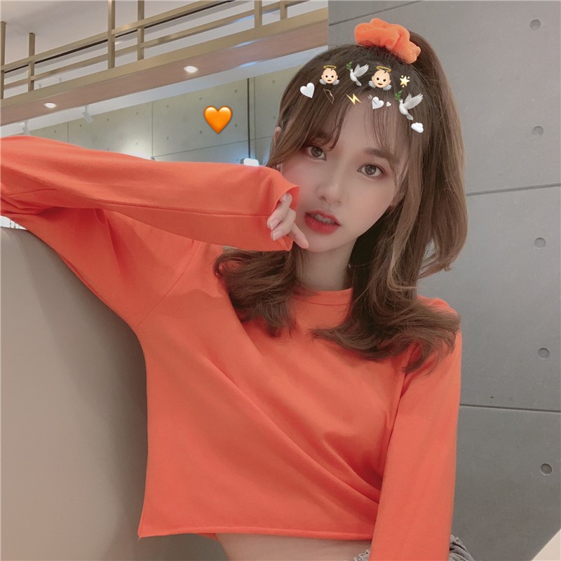 Áo thun croptop cổ trònMÔ TẢ SẢN PHẨM Mẫu mới đẹp cho mấy nàng 🌻 CHẤT LIỆU : thun gân đẹp dễ mặc 🌼 tay dài dễ thương