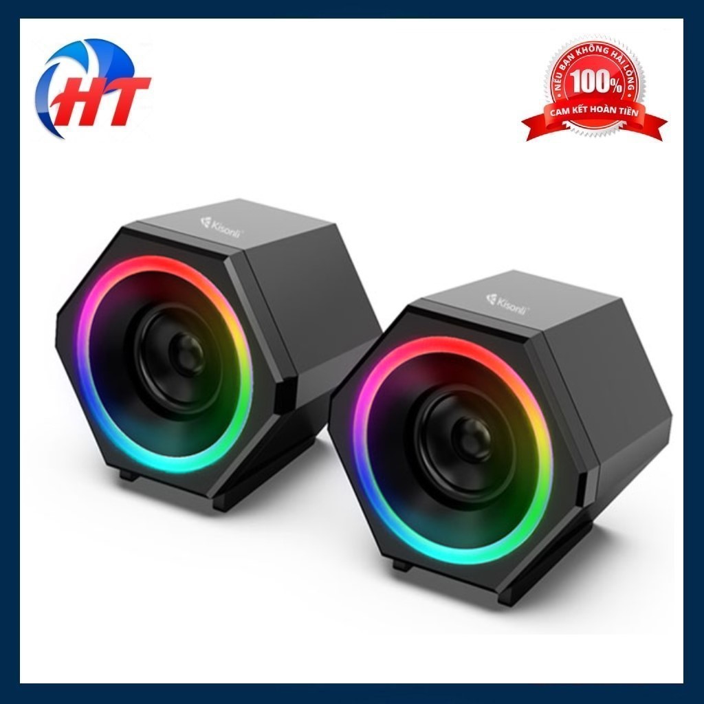 [Mã ELHACE giảm 4% đơn 300K] Loa Vi Tính 2.0 Kisonli L-6060 LED