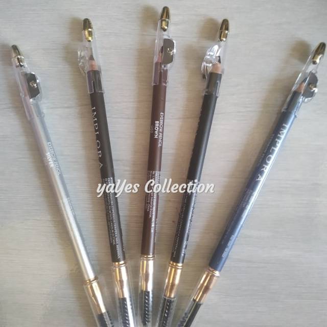 (hàng Mới Về) Bút Chì Kẻ Lông Mày 3 Trong 1 Implora Exp 2025 Plus Màu Nâu / Đen / Bạc / Xanh Dương Dành Cho Nữ