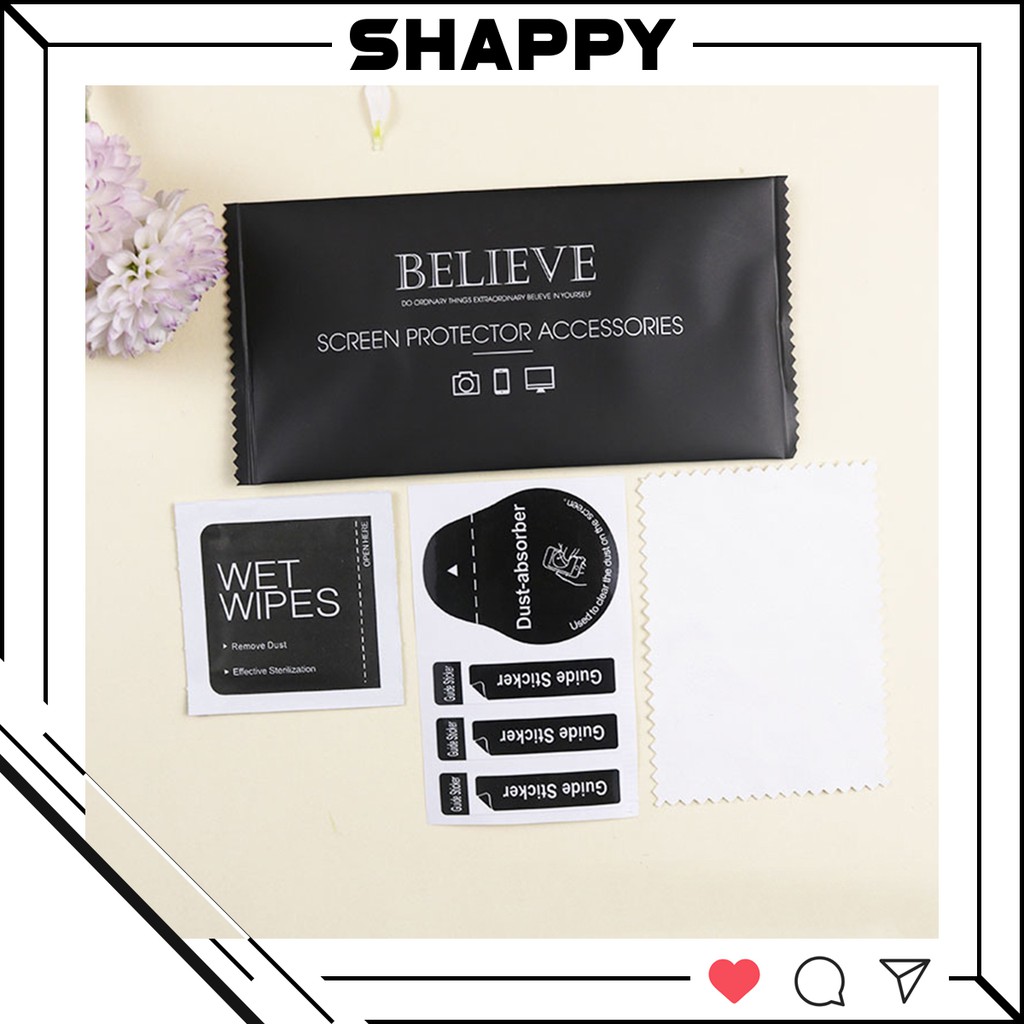 Bộ Vệ Sinh BELIEVE Cao Cấp Gồm Ướt - Khô - Hít Bụi Hỗ Trợ Dán Cường Lực & Skin Dán Các Loại [Shappy Shop]