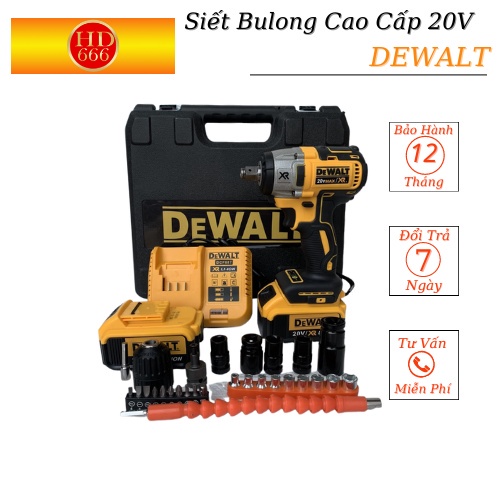 ¤Máy Siết Bulong DEWALT DCF887 20V Không Chổi Than, Máy Khỏe Thời Gian Sử Dụng Pin 3-4 Tiếng Liên tục - Hàng cao cấp