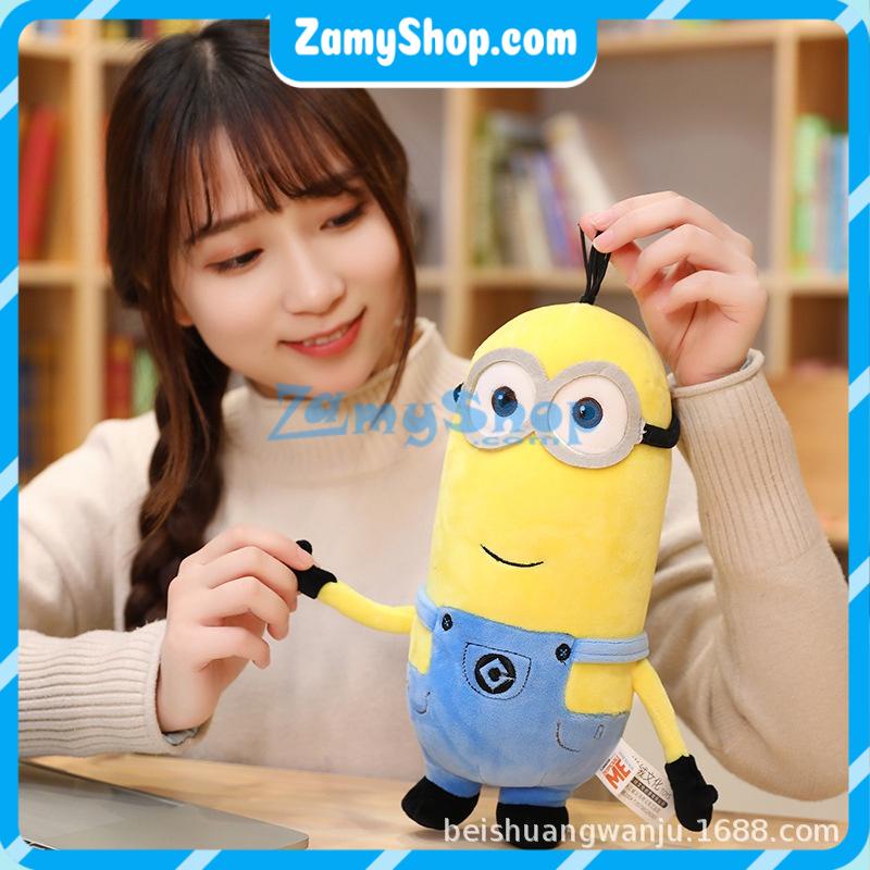Gối ôm Minion nhồi bông mềm mịn cho bé [Có bảo hành]