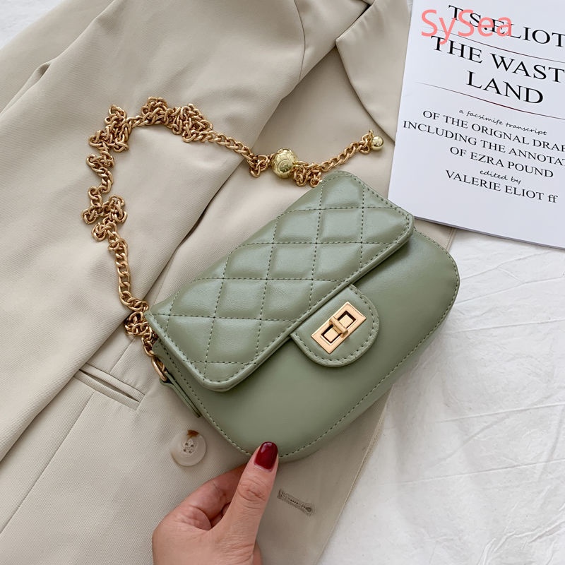 Túi Xách Mini Phối Dây Xích Thời Trang Mùa Hè