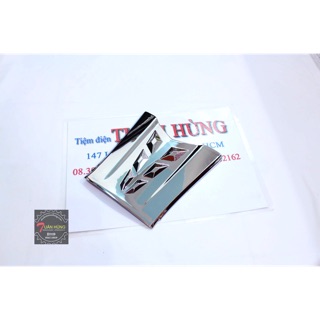 Nắp xăng airblade 125 ab16-19 xi inox - ốp nắp xăng ab 125 inox - đồ chơi xe ab 125