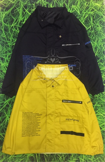 Áo khoác kaki phối kéo túi- ảnh thật | BigBuy360 - bigbuy360.vn